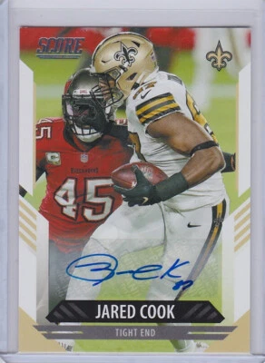 2021 Score Signatures Jared Cook Autograph card!! - Image 1 of 2