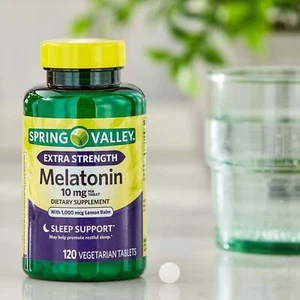 Spring Valley Extra Strength Melatonin Tablets Dietary Supplement, 10 mg, 240 Ct - Picture 1 of 10