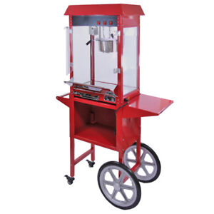 Popcorn Maker Machine 8 Oz Commercial Electric Pop Corn Party Matching Cart