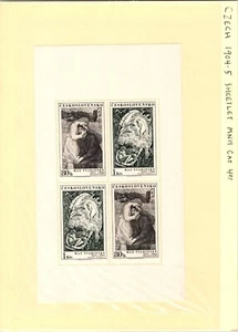 Czech Souvenir Sheets MNH #'s 1904-5(Sheetlet), 2410, 2551A, 2609A,2653B, 2704B - Picture 1 of 6