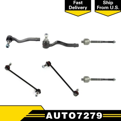Mevotech 6pcs Front Tie Rod End Sway Bar Link For Mercedes-Benz GLK250 2013 2014 - Image 1 of 4