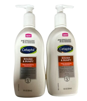 2 loções hidratantes suavizantes diárias para pele áspera e esburacada Cetaphil 10 oz cada NOVA - Imagem 1 de 2