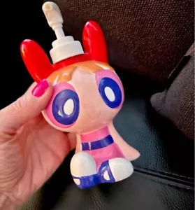 Vintage 2000 Powerpuff Girls Blossom Keramik Lotion Seifenpumpe Spender 6,5" - Bild 1 von 9