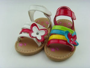 Säugling Kleinkind Baby Mädchen Strasssteine mit Schleife Gladiator Sandale Schuhe Größe: 2--9 - Bild 1 von 27