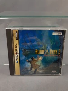 SEGA SATURN Alone in the Dark 2 Japanese Version Boxed - Picture 1 of 3