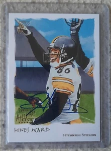 2002 Hines Ward Topps Gallery Artists Proof On Card Auto /100 Rare SP Steelers - Picture 1 of 2
