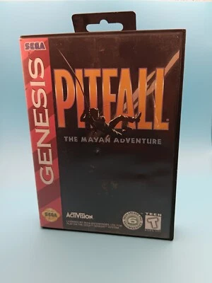 Pitfall The Mayan Adventure - Sega Genesis - Tested in box with manual - Image 1 of 4