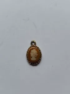 Tiny Cameo Pendant from Italy - Picture 1 of 2
