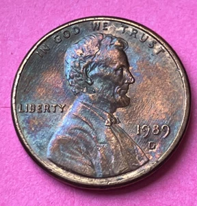 Centavo D Lincoln 1989, FS, tonificado, DDO RPM 1 mm-010, #L-039 - Imagen 1 de 2