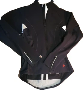 LOOK!!   Specialized Women’s Me Cycling  Jacket Black -white accents -  QUALITY - Picture 1 of 8