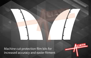 Fits Mercedes E-Class W211 2002-09 Rear Arch Stone Guard Paint Protection Film - Picture 1 of 3