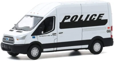 Ford Transit 2019 Greenlight GL53010-D 1/64 LWB, Ford Police Prisoner Transport Foto 1 de 2