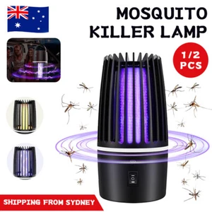 Electric LED Mosquito Killer Lamp Fly Trap Insect Bug Zapper Catcher UV Mozzie - Picture 1 of 13