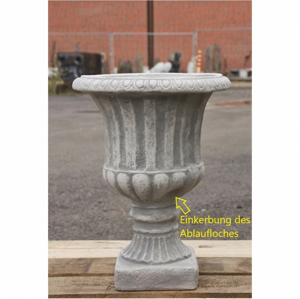Engel-Blumentopf Aus Steinguss – Frostfest, Handgefertigt, Ca. 35cm Durchmesser & 33cm Hoch, 39kg