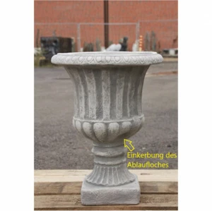 Anfora Vaso per Piante IN Ghisa Piantare Resistente Al Freddo Fiori RG-C2824 - Imagen 1 de 6