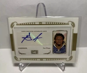 Mini automático Gartrell Johnson Topps Mayo 2009 enmarcado #MA-GJ novato automático radiocontrol - Imagen 1 de 2