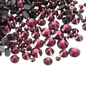 Gemas de cristal de diamantes de imitación Hotfix de 1036 piezas (juego SS6-SS30, púrpura oscuro) - Imagen 1 de 6