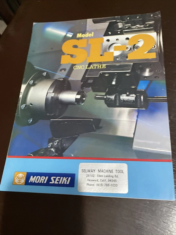 Mori Seiki токарный станок с ЧПУ модель SL-2 каталог - Изображение 1 из 1