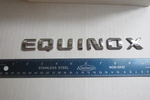 Factory 2017-2024 Chevrolet Equinox chrome letters emblem - Picture 1 of 4