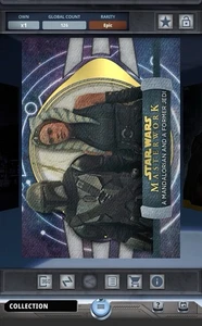 Star Wars Card Trader Masterwork 2024 Ahsoka Tano Mandalorian Canvas Epic - Picture 1 of 2