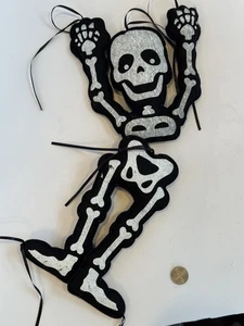 1 Pkg Halloween Wreath Decoration Kit Stuffed Skeleton & Legs For DIY Wreath - Picture 1 of 10
