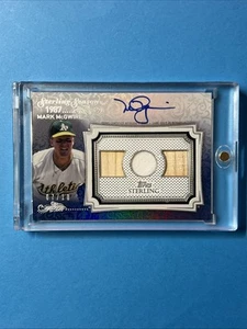 2020 Topps Sterling Seasons - Mark McGwire Auto & Game Used Patch #/10 SSP🔥 - Picture 1 of 3