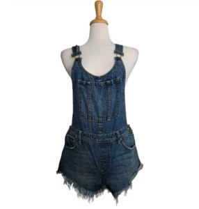 We the free Denim kurze Latzhose Sommer Babe Harvey Gr. 28 Boho Festival - Bild 1 von 6