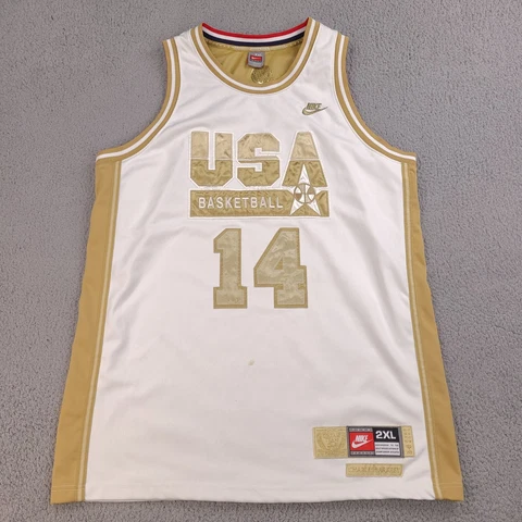 Vintage Nike 1992 USA Olympics Dream Team Charles Barkley Basketball Jersey XXL Cover
