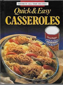 Favorite All Time Recipes: Durkee Quick and Easy Casseroles (1993, Hardcover) - Imagen 1 de 3