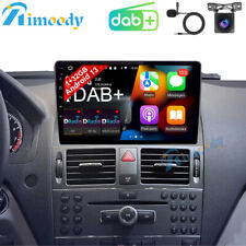 Produktbild - DAB+ Android 13 Autoradio Carplay GPS Navi Für Mercedes Benz C-Klasse W204 S204