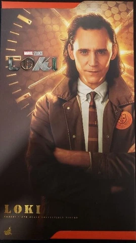 LOKI HOT TOYS  SIXTH FIGURE- LOKI  2023 TV TMS061 SEALED, DOUBLE BOXED Cover