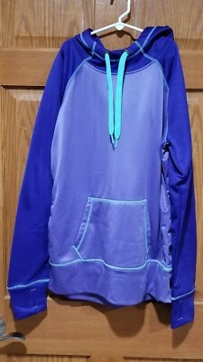 Sudadera con capucha para mujer Energy Zone M 8-10 púrpura con cordón verde menta Foto 1 de 4