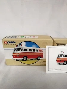 CORGI CLASSICS - 98475 - Volkswagen Van "FIRE MARSHALL" 1:43 Scale. - Picture 1 of 5