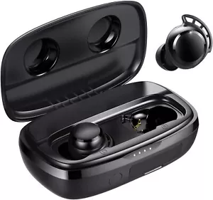 Tribit FlyBuds 3 Wireless Earbuds Bluetooth 5.0 with Mic for Sport Travel, Black - Picture 1 of 7
