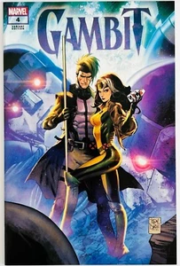 Abito commerciale esclusivo Gambit #4 Tony Daniel variante 2022 Rogue X-Men - Foto 1 di 7