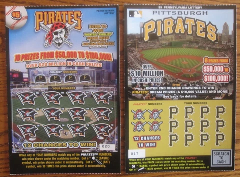 Pittsburgh Pirates Major  League Baseball  SV Instant Lottery Tickets Cover