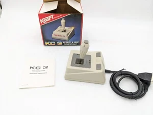 Kraft KC 3 Joystick Apple II & IBM PC Compatible KC3 W/ Box LNIB - Picture 1 of 16