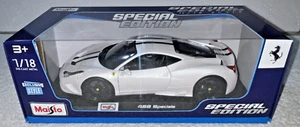 MAISTO FERRARI 458 SPECIALE 1:18 SCALE SPECIAL EDITION EXCLUSIVE STYLE **NEW** - Picture 1 of 8