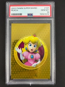 Super Mario Golden Card #147 Peach PSA 10 / Panini Gold Trading Cards - Picture 1 of 2