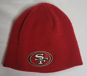 Gorro tejido San Francisco 49’ers equipo NFL ropa rojo juvenil - Imagen 1 de 2
