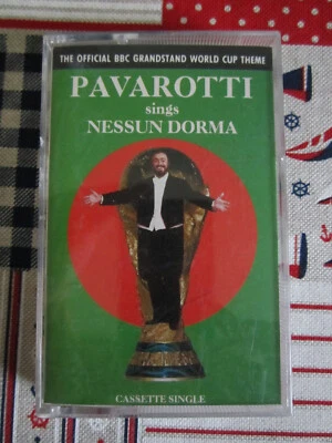 PAVAROTTI SINGS NESSUN DORMA ORIGINAL 1990 DECCA POLYGRAM AUDIO CASSETTE SINGLE - Image 1 of 4