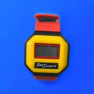 Vintage Fisher Price Time Jammers Digital Armbanduhr Rot Gelb Schwarz - Bild 1 von 7