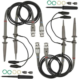 4PCS NEW P6100 100MHz Oscilloscope Scope Clip Probe 100MHz For Tektronix HP - Picture 1 of 7