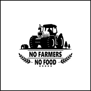 No Farmers No Food Vinyl Decal - Picture 1 of 4