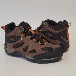 Merrell Men Yokota 2 Mid Waterproof Hiking Boot Brown Size 9.5 NEW - Picture 1 of 19