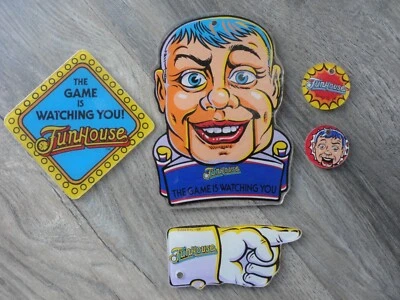 Funhouse Pinball Machine Promotional Plastic Set - Image 1 of 2