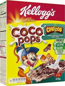 Kellogg's Coco Pops 375g Free Shipping World Wide - Picture 1 of 3