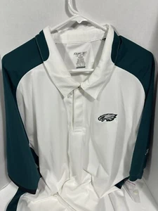 NFL Philadelphia EAGLES Polo Shirt, Short Sleeve SIZE MENS 2XL, New - Picture 1 of 5