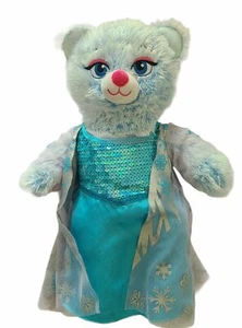 Build a Bear Disney Frozen 17" Elsa Stuffed Plush Doll Bear Blue Dress Underwear - Picture 1 of 9