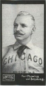 (50) CAP ANSON 1895 Mayo's Cut Plug N300 Reprints Card CHICAGO CUBS